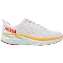 Hoka One One ホカオネオネ メンズ スニーカー 【Hoka One One Clifton 8】 サイズ US_9(27.0cm) Nimbus Cloud Yellow Red