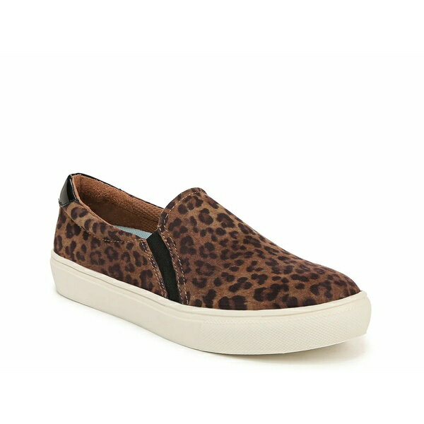 ドクター・ショール レディース スニーカー シューズ Nova Slip-On Sneaker Dark Brown Leopard Print(4)