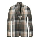 【送料無料】 ゼニア メンズ ジャケット&ブルゾン アウター Blazers Green