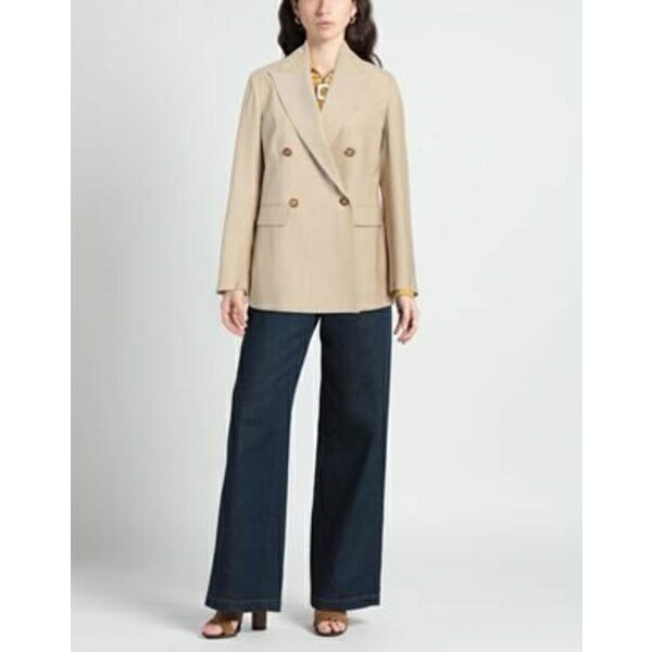 【送料無料】 イレブンティ レディース ジャケット＆ブルゾン アウター Blazers Beige