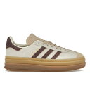 adidas アディダス レディース スニーカー 【adidas Gazelle Bold Cream White Maroon (Women's)】 サイズ US_9.5(26.5cm) Cream White/Maroon/Magic Beige(4)