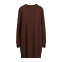 セミクチュール レディース ワンピース トップス Short dresses Brown