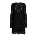 【送料無料】 エルマンノ シェルヴィーノ レディース ワンピース トップス Mini dresses Black