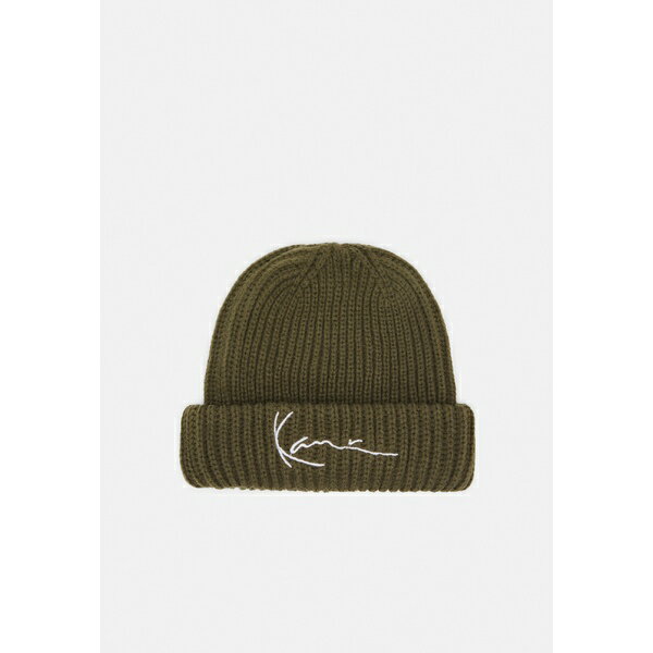 カール カナイ レディース 帽子 アクセサリー SIGNATURE FISHERMAN BEANIE UNISEX - Beanie - olive