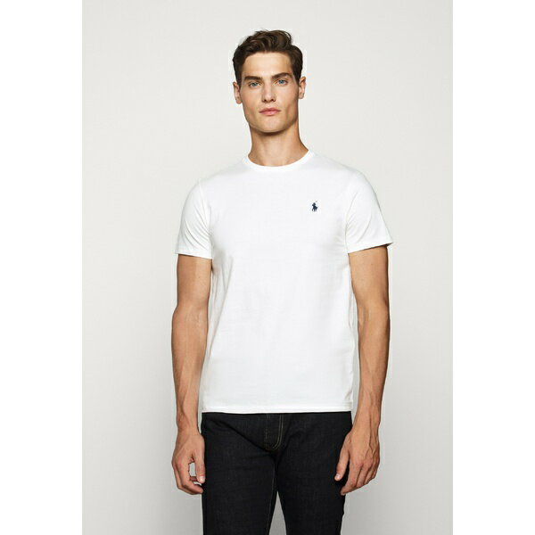 ラルフローレン メンズ Tシャツ トップス CUSTOM SLIM FIT JERSEY CREWNECK T-SHIRT - Basic T-shirt - nevis