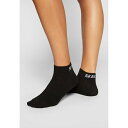 XPb`[Y fB[X C A_[EFA BASIC SNEAKER VENTILATION 8 PACK - Socks - black