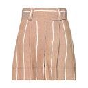 【送料無料】 イレブンティ レディース カジュアルパンツ ボトムス Shorts & Bermuda Shorts Light brown