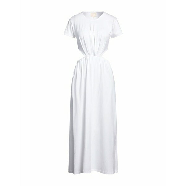 【送料無料】 ルルー スタジオ レディース ワンピース トップス Midi dresses White