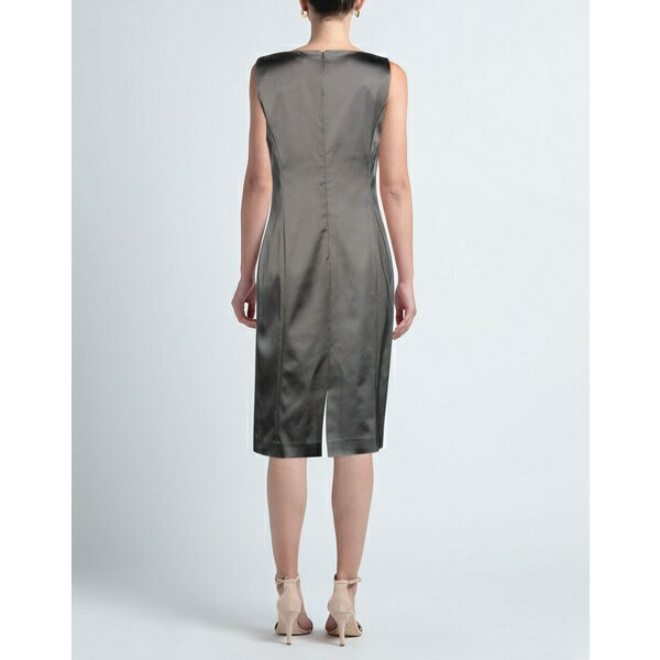 【送料無料】 マントヴァーニ レディース ワンピース トップス Midi dresses Steel grey 3