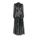 【送料無料】 エムエスジイエム レディース ワンピース トップス Maxi dresses Black