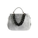 yz }C-xXg obOX fB[X nhobO obO Handbags Silver