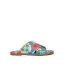 yz  _u WFC fB[X T_ V[Y Sandals Turquoise