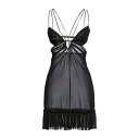 【送料無料】 ネンシ ドジャカ レディース ワンピース トップス Mini dresses Black