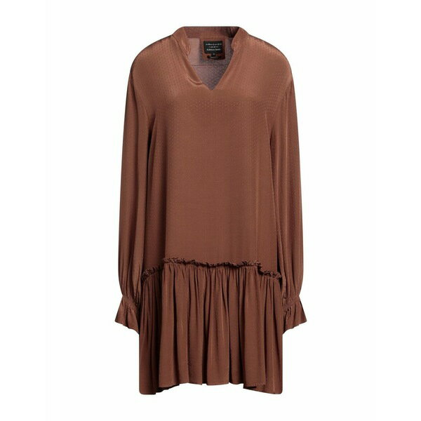  アレッシアサンティ レディース ワンピース トップス Mini dresses Brown