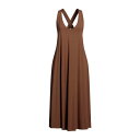 yz A oC VXeX fB[X s[X gbvX Midi dresses Brown