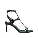 【送料無料】 ツインセット レディース サンダル シューズ Sandals Black