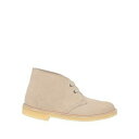 【送料無料】 クラークス レディース ブーツ シューズ Ankle boots Beige