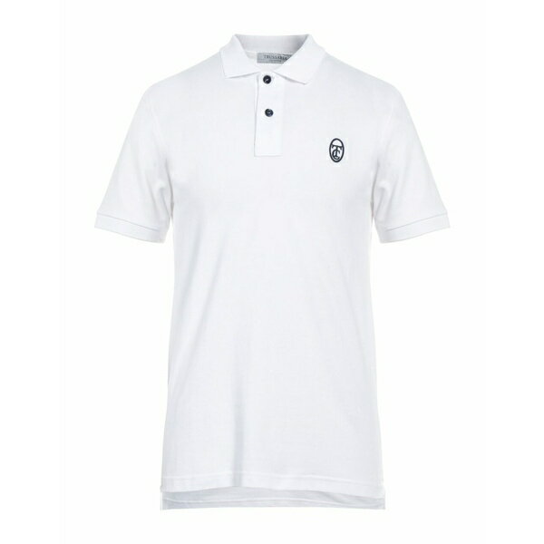 【送料無料】 トラサルディ メンズ ポロシャツ トップス Polo shirts White