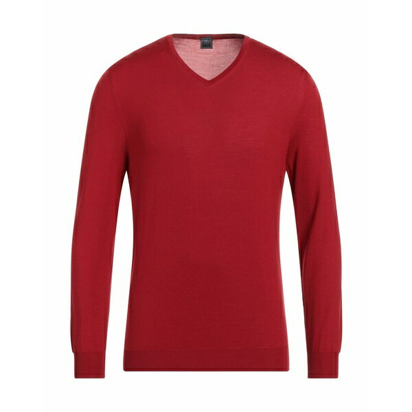 【送料無料】 フェデーリ メンズ ニット セーター アウター Sweaters Red