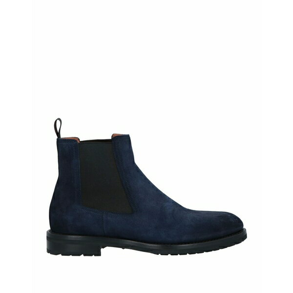 【送料無料】 サントーニ メンズ ブーツ シューズ Ankle boots Navy blue