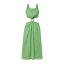 【送料無料】 ジョハンナ・オーティズ レディース ワンピース トップス Maxi dresses Green