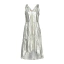 yz GCgEs[G fB[X s[X gbvX Midi dresses Silver