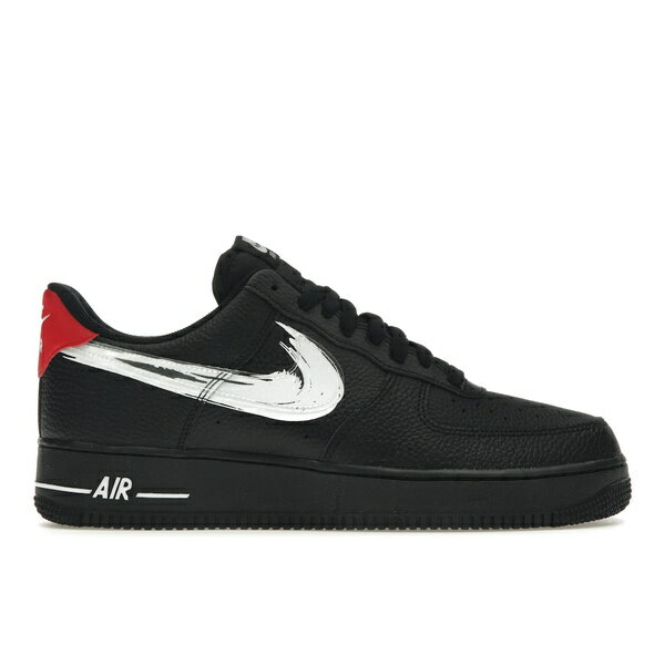 Nike ナイキ メンズ スニーカー 【Nike Air Force 1 Low】 サイズ US_12.5(30.5cm) Brushstroke Black 1