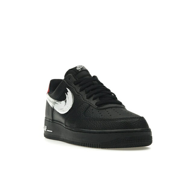 Nike ナイキ メンズ スニーカー 【Nike Air Force 1 Low】 サイズ US_12.5(30.5cm) Brushstroke Black 3