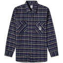 ポラースケート メンズ シャツ トップス Polar Skate Co. Check Flannel Shirt Blue