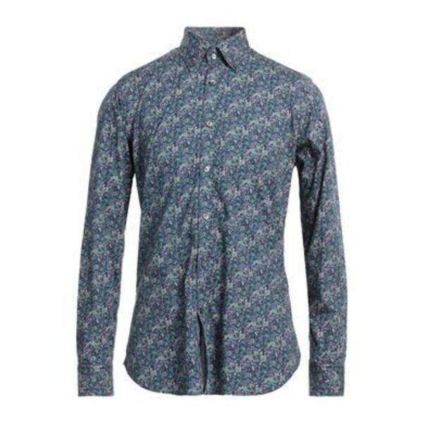 【送料無料】 グリエルミノッティ メンズ シャツ トップス Shirts Blue