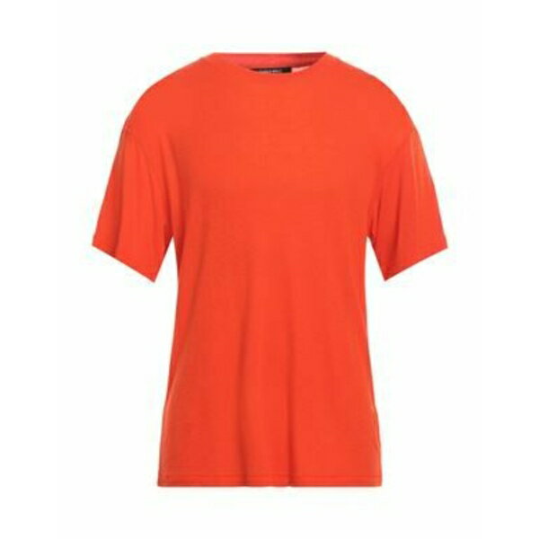 【送料無料】 ファインライン メンズ Tシャツ トップス T-shirts Orange