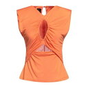【送料無料】 ピンコ レディース Tシャツ トップス Tops Orange(4)