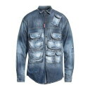 【送料無料】 ディースクエアード メンズ シャツ トップス Denim shirts Blue