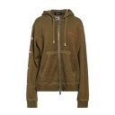 【送料無料】 ディースクエアード レディース パーカー・スウェットシャツ アウター Sweatshirts Green