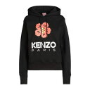 【送料無料】 ケンゾー レディース パーカー・スウェットシャツ アウター Sweatshirts Black