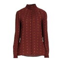 【送料無料】 キャリバン レディース Tシャツ トップス Tops Brown