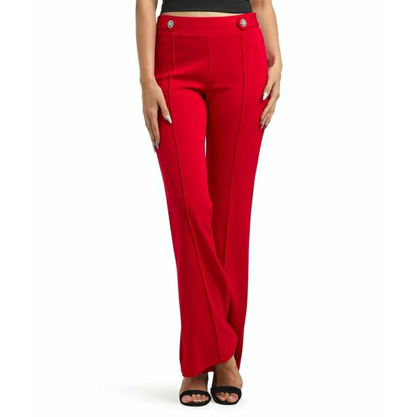 ビーシーエックス レディース カジュアルパンツ ボトムス Women's Lightweight Scuba Pull-On Pants Red