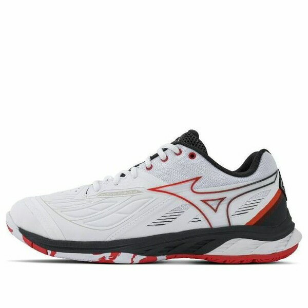Mizuno ミズノ メンズ スニーカー 【Mizuno Wave Fang 2 'White Black Red' 71GA231303】 サイズ US_8.5(26.5cm)