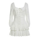 LOVESHACKFANCY ラブスハックファンシー ワンピース トップス レディース Short dresses Ivory