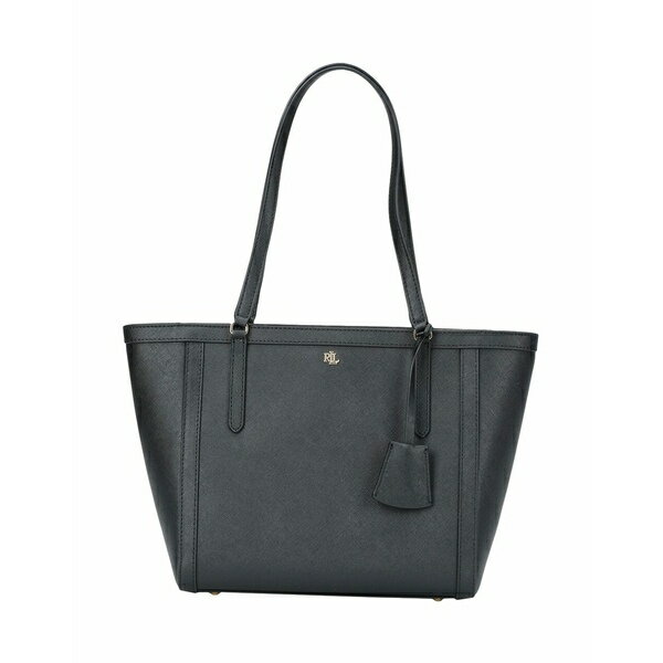  ラルフローレン レディース ハンドバッグ バッグ CROSSHATCH LEATHER MEDIUM CLARE TOTE Black