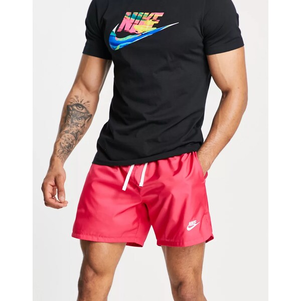 ナイキ メンズ カジュアルパンツ ボトムス Nike Sport Essentials lined woven shorts in pink Pink