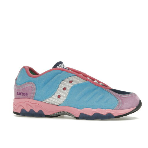 Saucony サッカニー メンズ スニーカー 【Saucony Matrix Jae Tips No Shoes In The House Blue Pink】 サイズ US_10.5(28.5cm) Blue/Pink