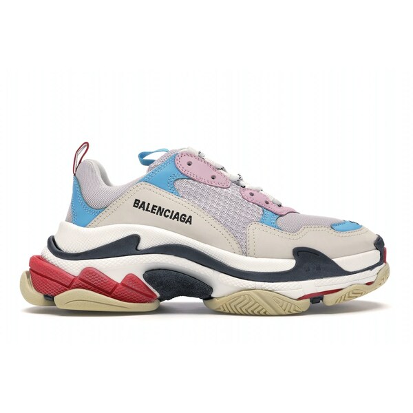 Balenciaga バレンシアガ レディース スニーカー 【Balenciaga Triple S】 サイズ EU_38(24cm) White Blue (Women's)