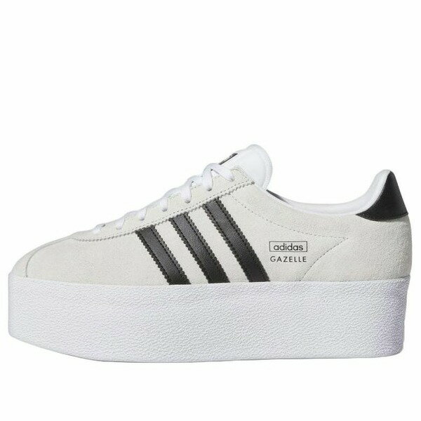 adidas アディダス レディース スニーカー Footwear White/Core White/Core Black 【(WMNS) adidas Gazelle Up 'White Black' IH1289】 サイズ US_7(24.0cm)