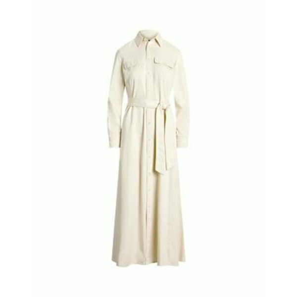 【送料無料】 ラルフローレン レディース ワンピース トップス Maxi dresses White
