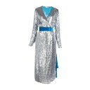 【送料無料】 ジ アティコ レディース ワンピース トップス Maxi dresses Silver
