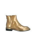 【送料無料】 エージーエル レディース ブーツ シューズ Ankle boots Gold