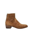 【送料無料】 パンタネッティ レディース ブーツ シューズ Ankle boots Brown