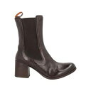 【送料無料】 オープン クローズド シューズ レディース ブーツ シューズ Ankle boots Brown