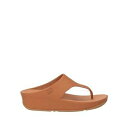 【送料無料】 フィットフロップ レディース サンダル シューズ Thong sandals Brown